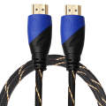 1m HDMI 1.4 Version 1080P Woven Net Line Blue Black Head HDMI Male to HDMI Male Audio Video Conne...