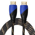 3m HDMI 1.4 Version 1080P Woven Net Line Blue Black Head HDMI Male to HDMI Male Audio Video Conne...