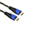 1.8m HDMI 1.4 Version 1080P Woven Net Line Blue Black Head HDMI Male to HDMI Male Audio Video Con...