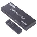 HDMI 4x2 Matrix Switcher / Splitter with Remote Controller, Support ARC / MHL / 4Kx2K / 3D, 4 Por...