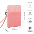 HAWEEL Splash-proof Pouch Sleeve Tablet Bag for iPad mini, 7.9-8.4 inch Tablets(Pink)