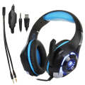 Beexcellent GM-1 Stereo Bass Gaming Wired Headphone with Microphone & LED Light, For PS4, Smartph...