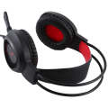 HAMTOD V1000 Dual-3.5mm Plug Interface Gaming Headphone Headset with Mic & LED Light, Cable Lengt...