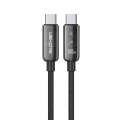 WK WDC-193 Pioneer Series 100W USB-C/Type-C to USB-C/Type-C Fast Charging Data Cable, Length: 1m(...