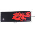 Extended Large Dragon Mantis Gaming and Office Keyboard Mouse Pad, Size: 90cm x 30cm