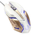 iMICE V8 LED Colorful Light USB 6 Buttons 4000 DPI Wired Optical Gaming Mouse for Computer PC Lap...