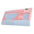 ASUS Strix Flare Pink LTD RGB Backlight Wired Gaming Keyboard with Detachable Wrist Rest (Mechani...