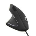 CM0093 Wired Version 2.4GHz Three-button Vertical Mouse for Left-hand, Resolution: 1000DPI / 1200...