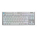 Logitech G913 TKL Wireless RGB Mechanical Gaming Keyboard (GL-Tactile)(White)