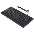 KB-301A Multimedia Notebook Mini Wired Keyboard, Arabic Version (Black)