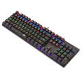 REDRAGON K208 LED Backlit Mechanical Gaming Wired Keyboard, Red Shaft