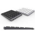 N960 Ultra-thin Universal Aluminum Alloy Rechargeable Wireless Bluetooth Numeric Keyboard (Grey)