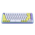 Logitech POP KEYS Round Button Bluetooth Mechanical Keyboard (Purple)