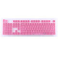 104 Keys Double Shot PBT Backlit Keycaps for Mechanical Keyboard(Pink)