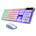 ZGB G21 Luminous Wired Keyboard + Mouse Set (White)