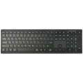 169 2.4Ghz + Bluetooth  Dual Mode Wireless Keyboard, Compatible with iSO & Android & Windows (Black)