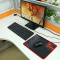 Extended Large Slim Anti-Slip Bloody Pattern Soft Rubber Smooth Cloth Surface Game Keyboard Mouse...