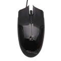 ZGB 119 USB Universal Wired Optical Gaming Mouse, Length: 1.45m(Jet Black)