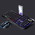 Chasing Leopard G700 USB RGB Backlight Wired Optical Gaming Mouse and Keyboard Set, Keyboard Cabl...