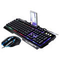 Chasing Leopard G700 USB RGB Backlight Wired Optical Gaming Mouse and Keyboard Set, Keyboard Cabl...