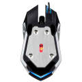 Chasing Leopard K1 USB 1600DPI Three-speed Adjustable LED Backlight Mute Wired Optical Gaming Mou...