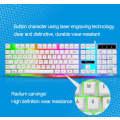 ZGB G21 104 Keys USB Wired Mechanical Feel Colorful Backlight Office Computer Keyboard Gaming Key...
