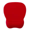 MONTIAN MF-01 Oval Slow Rebound Memory Cotton Soft Bracer Mouse Pad(Red)