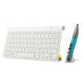KM-909 2.4GHz Wireless Multimedia Keyboard + Wireless Optical Pen Mouse with USB Receiver Set for...