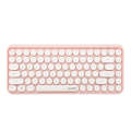 Ajazz 308I Tablet Mobile Phone Computer Household Office Wireless Keyboard(Pink)