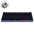 Ajazz 82 Keys Laptop Computer RGB Light Gaming Mechanical Keyboard (Black Shaft)
