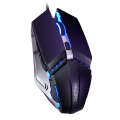 YINDIAO 6 Keys Gaming Office USB Mechanical Wired Mouse (Black)