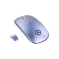 YINDIAO A2 2.4GHz 1600DPI 3-modes Adjustable Wireless Silent Mouse, Battery Powered(Grey)
