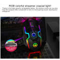 YINDIAO A5 2.4GHz 1600DPI 3-modes Adjustable Rechargeable RGB Light Wireless Silent Gaming Mouse ...