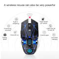 YINDIAO A7 2.4GHz 1600DPI 3-modes Adjustable 7-keys Rechargeable RGB Light Wireless Silent Gaming...
