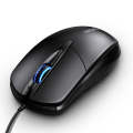YINDIAO G2 1000DPI 3-keys RGB Light Wired Business Mouse (Black)