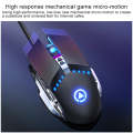YINDIAO G3PRO 3200DPI 4-modes Adjustable 7-keys RGB Light Wired Gaming Mouse (White)