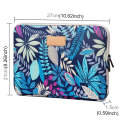 Lisen 10 inch Sleeve Case  Colorful Leaves Zipper Briefcase Carrying Bag for iPad Air 2, iPad Air...