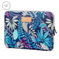 Lisen 12 inch Sleeve Case Colorful Leaves Zipper Briefcase Carrying Bag for iPad, Macbook, Samsun...