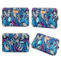 Sleeve Case Colorful Leaves Zipper Briefcase Carrying Bag for Macbook, Samsung, Lenovo, Sony, DEL...