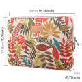 Sleeve Case Colorful Leaves Zipper Briefcase Carrying Bag for Macbook, Samsung, Lenovo, Sony, DEL...