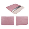 PU01S PU Leather Horizontal Invisible Magnetic Buckle Laptop Inner Bag for 13.3 inch laptops, wit...