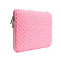 Diamond Texture Laptop Liner Bag, Size: 12-13 inch(Pink)