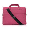 Portable One Shoulder Handheld Zipper Laptop Bag, For 13.3 inch and Below Macbook, Samsung, Lenov...