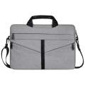 13.3 inch Breathable Wear-resistant Fashion Business Shoulder Handheld Zipper Laptop Bag with Sho...