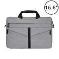 15.6 inch Breathable Wear-resistant Fashion Business Shoulder Handheld Zipper Laptop Bag with Sho...