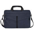 15.6 inch Breathable Wear-resistant Fashion Business Shoulder Handheld Zipper Laptop Bag with Sho...