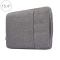 15.4 inch Universal Fashion Soft Laptop Denim Bags Portable Zipper Notebook Laptop Case Pouch for...