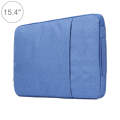 15.4 inch Universal Fashion Soft Laptop Denim Bags Portable Zipper Notebook Laptop Case Pouch for...