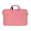ST01S Waterproof Oxford Cloth Hidden Portable Strap One-shoulder Handbag for 14.1 inch Laptops(Pink)