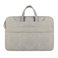 ST06S Waterproof PU Leather Zipper Hidden Portable Strap One-shoulder Handbag for 14.1 inch Lapto...